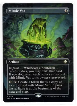 MTG Mimic Vat (Borderless, 115) - Commander: the Lost Caverns of Ixalan (LCC) NM - Image 1