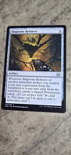 Slagstone Refinery The Brothers' War Regular Artifact Uncommon MTG NM - Image 1
