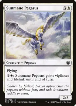 [MTG] Sunmane Pegasus (038) (THB) LP-HP - Image 1