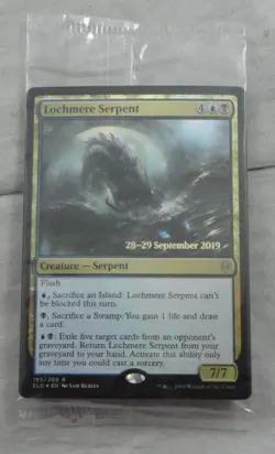 Lochmere Serpent Foil Pre-Release MTG Magic ELD NM Magic the Gathering - Image 1