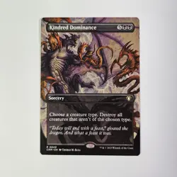 Kindred Dominance Borderless Commander Masters MTG CMM 640 0640 - Image 1