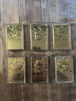 6 Burger King 23k gold plated Pokemon cards - Image 2