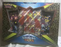 Authentic Pokemon Shining Fates Shiny Cramorant V Collection Box Factory Sealed - Image 1