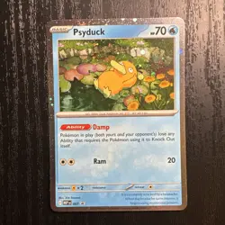 Pokemon TCG Psyduck Mega Evolutions Black Star Promo Card 007 NM/M - Image 1