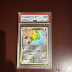 Pokemon Magnemite Hidden Fates Shiny Vault Holo Rare SV27/SV94 PSA 9 2019 - Image 1