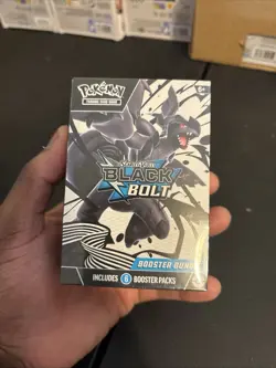Pokemon Scarlet & Violet Black Bolt Booster Bundle Zekrom 6 Booster Packs - Image 1