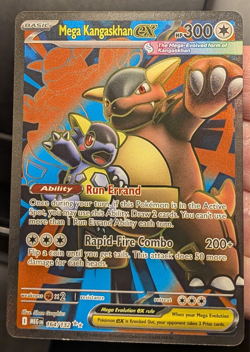 Pokemon TCG Mega Kangaskhan EX Ultra Rare Holo Card 164/132 Mega Evolution - Image 1