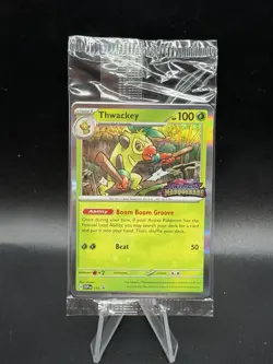 Thwackey SVP115 STAFF Prerelease Promo Pokemon TCG - Sealed Ep3 - Image 1