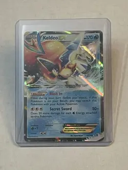 Pokemon TCG Keldeo EX 49/149 Boundaries Crossed Ultra Rare Holo 2012 NM - Image 1