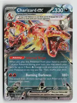 Pokemon - Charizard ex - 054/091 SV: Paldean Fates - Double Rare - NM - Image 1