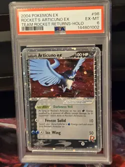Pokemon Rocket's Articuno EX Team Rocket Returns #96 PSA 6 EX-MT NEW SLAB - Image 1