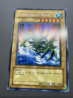 Yu-Gi-Oh! Amphibian Beast Rare Unlimited LON-008 HP - Image 1