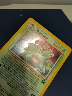 Pokemon Card Venusaur 13 Holo Foil Black Star Promo HP+ Swirl - Image 2