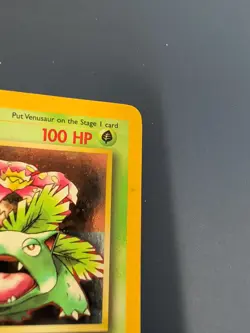 Pokemon Card Venusaur 13 Holo Foil Black Star Promo HP+ Swirl - Image 5