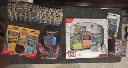 Large Lot Pokemon Cards Sealed + Singles Crown Zenith, 151, Paldea Evolved More - Image 1