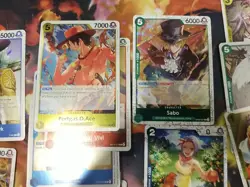 One Piece OP-13 (37 Card Lot) All Holo Foil - NM: 3 P, 24 R, 3 UC, 7 C: NO DUPES - Image 3