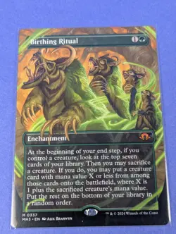 MTG Magic: Modern Horizons 3: Birthing Ritual Borderless #0337 Mythic - NM - Image 1