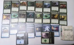 Magic The Gathering Green Blue Deck - MP - NM With Deckbox - Image 1