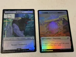 mtg foil token Powerstone // Ravage, 007/002, Brothers War, unplayed - Image 1