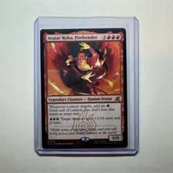 MTG Avatar Roku, Firebender # M 0112 Avatar: The Last Airbender Extended Art - Image 1