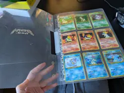 POKEMON Japanese NEO GENESIS 9 Card Promo Binder #1 - Holographic evolved cards - Image 3