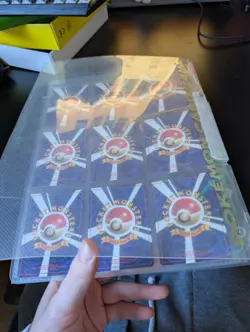 POKEMON Japanese NEO GENESIS 9 Card Promo Binder #1 - Holographic evolved cards - Image 4