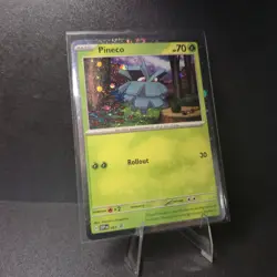 Pineco Cosmos Holo Black Star Promo - SVP061 - Scarlet & Violet Pokemon 2023 - Image 1