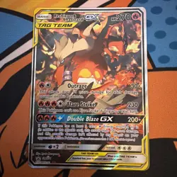 Reshiram & Charizard GX SM201 Sun & Moon Black Star Promo Near Mint Pokemon TCG - Image 1