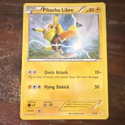 Pokemon TCG Pikachu Libre 14/30 Basic 2016 Card English Yoshinobu Saito Standard - Image 1