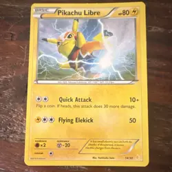 Pokemon TCG Pikachu Libre 14/30 Basic 2016 Card English Yoshinobu Saito Standard - Image 2