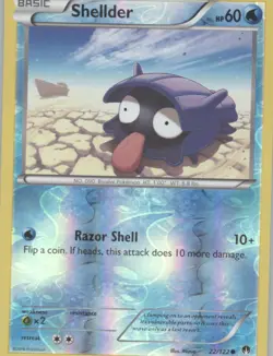 Shellder (22) Reverse Holo Pokemon tcg XY - BREAKpoint #22/122 - Image 1