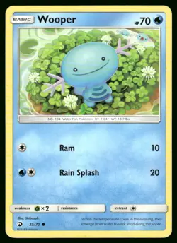 Pokemon Wooper Dragon Majesty #25/70 - Image 1
