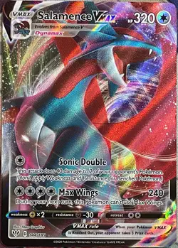 Salamence VMAX Ultra Rare - 144/189 - Darkness Ablaze Pokemon 2020 - Image 1