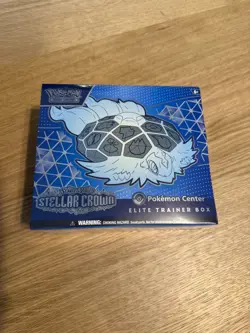 POKEMON TCG STELLAR CROWN POKEMON CENTER ETB ELITE TRAINER BOX NEW/SEALED - Image 1
