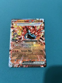Pokemon TCG Hearthflame Mask Ogerpon EX Twilight Masquerade Card 040/167 - Image 1
