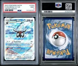 2023 POKEMON SWORD & SHIELD CROWN ZENITH #GG50 FULL ART/DARKRAI VSTAR PSA 9 - Image 1