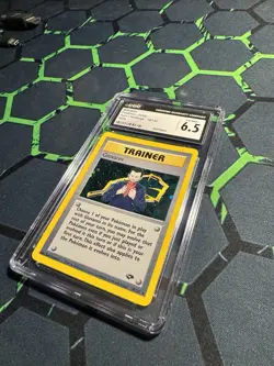 Graded Near Mint Pokemon TCG Giovanni Trainer Holo Rare 18/132 Gym Challenge - Image 3