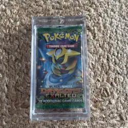 Pokemon Black & White Dragons Exalted Booster Pack Giratina w/ Case - Image 1