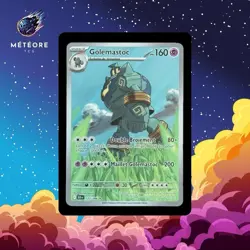 Carte Pokemon Golemastoc 123/086 AR Foudre Noire Francaise Neuve - Image 1