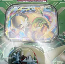 (402848) Pokemon 2014 Chesnaught EX Kalos Power Collectors Tin - Factory Sealed - Image 4