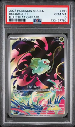 Bulbasaur Pokemon Meg En-Mega Evolution 133 PSA 10 - Image 1