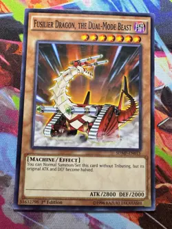 Yugioh - Fusilier Dragon, the Dual-Mode Beast - SDMP-EN015 1st Edition NM - Image 1