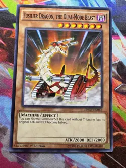 Yugioh - Fusilier Dragon, the Dual-Mode Beast - SDMP-EN015 1st Edition NM - Image 3