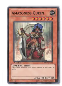Yugioh Amazoness Queen DREV-EN032 Duelist Revolution MP 1st Edition - Image 1