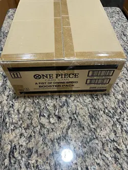 One Piece TCG English OP-11 A Fist Of Divine Speed Booster Box Case SEALED - Image 4