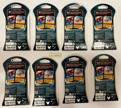 Disney Lorcana TCG - Azurite Sea Sleeved Blister Pack, lot of 8 Sealed Packs - Image 2