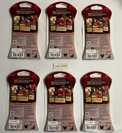 Disney Lorcana TCG Reign of Jafar Sleeved Blister Pack Lot of 6 Sealed Packs - Image 2