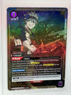 Union Arena Black Clover Asta 2 Star Signed Parallel PSA 9 English - Image 3