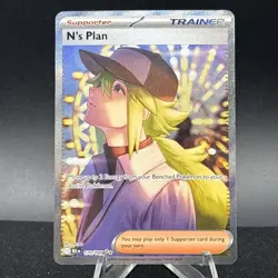 Pokemon TCG N's Plan 170/086 Sir S&V Black Bolt Card - Image 1