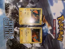 Pokemon TCG Cards Charmander 49/100 Charmeleon 30/100 Crystal Guardians - Image 1